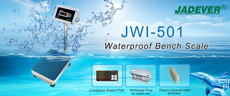 משקל ספסל עמיד למים Jadever JWI-501 לפירות ים IP68