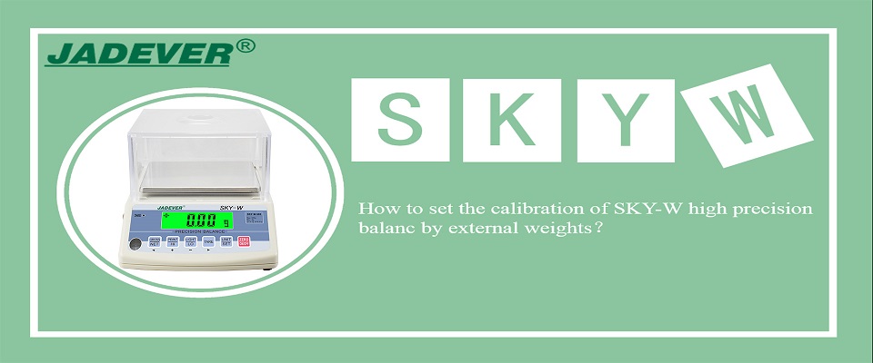 כיצד להגדיר את הכיול של איזון SKY-W דיוק גבוה על ידי משקלים חיצוניים