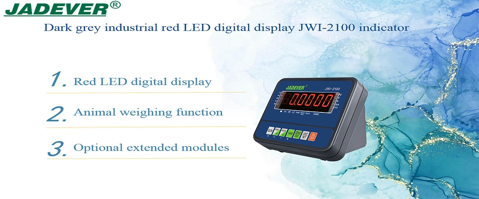 אפור כהה תעשייתי אדום LED תצוגה דיגיטלית JWI-2100