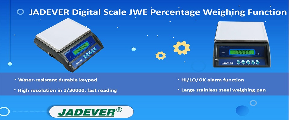 משקל דיגיטלי של JADEVER פונקציית שקילה באחוזים של JWE