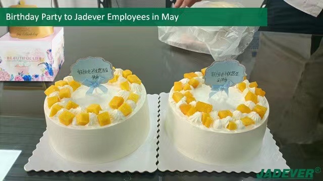 מסיבת יום הולדת לעובדי JADEVER בחודש מאי
